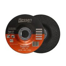 Kit 5 Disco de Desbaste 230 x 7,0 x 22,2 mm A24RBF Hessen