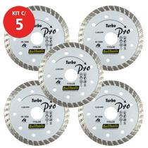 Kit 5 Disco Diamantado Turbo 110 x 20mm Beltools Kit 5 Disco Diamantado Turbo 110 x 20mm Beltools