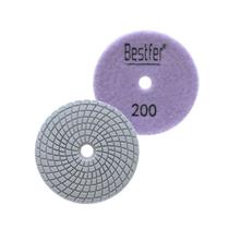 Kit 5 Disco Lixa Diamantada Brilho D'agua 4 Pol Grão 200 Kit 5 Disco Lixa Diamantada Brilho D'agua 4 Pol Grão 200