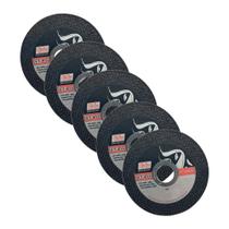 Kit 5 Discos de Corte Extra Fino 180x1,6x22,2mm Prata Disflex Kit 5 Discos de Corte Extra Fino 180x1,6x22,2mm Prata Disflex