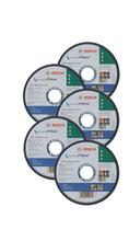 Kit 5 discos de corte metal/inox std 115x1,0mm bosch