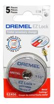Kit 5 Discos De Corte P/ Metal 1.1/2 Dremel Ez456 2615E456AJ
