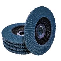 Kit 5 Discos Flap 115Mm Grão 120 Zircônia Desbaste Aço Inox Kit 5 Discos Flap 115Mm Grão 120 Zircônia Desbaste Aço Inox