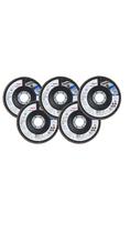 KIT 5 Discos Flap Std for Metal 115mm Grão120 Crv FV