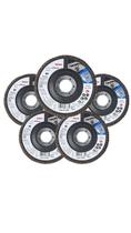 Kit 5 discos flap std for metal x521 115mm grão40 bosch
