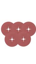 Kit 5 Discos LixaFibra Expert For Metal 180mm gr120