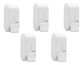Kit 5 dispenser sabonete liquido urban branco