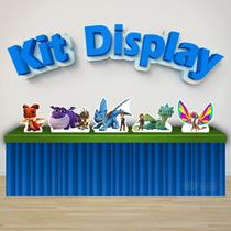 Kit 5 Displays De Mesa Dragões Equipe de Resgate