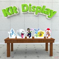 Kit 5 Displays De Mesa Luigi's Mansion - IMPAKTO VISUAL
