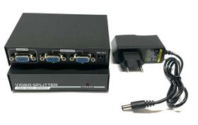 Kit 5 Distribuidor De Sinal Splitter Vga 1x2 Nfe Atacado