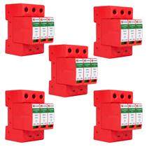 Kit 5 Dps Solar 1000V 40kA Classe II Corrente Contínua Clamper Kit 5 Dps Solar 1000V 40kA Classe II Corrente Contínua Clamper
