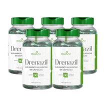 Kit 5 Drenazil Reduz Região Abdominal 300 Caps