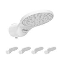 Kit 5 Ducha Moment 4t 6800w 220v Branco - Zagonel Kit 5 Ducha Moment 4t 6800w 220v Branco - Zagonel