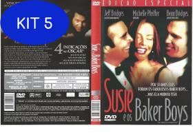 Kit 5 Dvd Susie E Os Baker Boys (1989) Michelle Pfeiffer - Lw Editora E Distribuidora