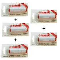 Kit 5 Elastic - Linha Elástica Para Amarrar Isca (5 X 110 Metros)