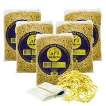 Kit 5 Elástico De Dinheiro Liga Liguinha Amarela 1KG cada