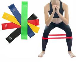 Kit 5 Elástico Extensor Exercícios Multifuncional Academia Aparelho Ginástica Pilates Fisioterapia Em Casa