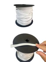 Kit 5 Elásticos chato Número 16 de 0.9mm Branco de 50m Kit 5 Elásticos chato Número 16 de 0.9mm Branco de 50m