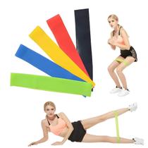 Kit 5 Elásticos Para Treino Yoga Pilates Diversos Pesos