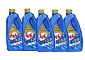 Kit 5 Elimina Oleosidade De Piscinas Hth