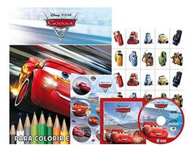Kit 5 em 1 com DVD - Disney Pixar - Carros 3