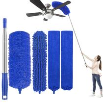 Kit 5 em 1 de microfibra Feather Duster UIMO com poste de 30-100 cm Kit 5 em 1 de microfibra Feather Duster UIMO com poste de 30-100 cm