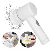 Kit 5 em 1: Escova de Limpeza Giratória Recarregável para uma Casa Sempre Limpa