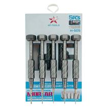 Kit 5 em 1 Ferramenta Chave de Precisão Profissional HF 505 Reparo Celular Pc HF Tools Kit 5 em 1 Ferramenta Chave de Precisão Profissional HF 505 Reparo Celular Pc HF Tools
