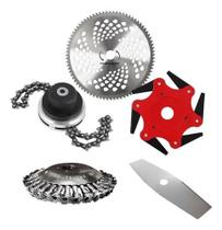 Kit 5 Em 1 Laminas Para Roçadeira Multifuncional Kit 5 Em 1 Laminas Para Roçadeira Multifuncional