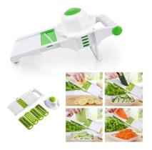 Kit 5 em 1Cortador Ralador Fatiador Multifuncional Vegetais Legume Saladas