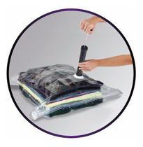 Kit 5 Embalagens A Vácuo G Roupas Mala 70 x 110cm Com Bomba De Sucção Kit 5 Embalagens A Vácuo G Roupas Mala 70 x 110cm Com Bomba De Sucção