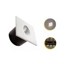 Kit 5 Embutido Led 3w Balizador Parede Quadrado Quente Ofert