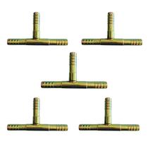 Kit 5 Emendas Ar Condicionado Tipo T 10mm Aço Kit 5 Emendas Ar Condicionado Tipo T 10mm Aço