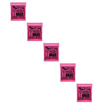 Kit 5 Encordoamento Baixo 045 Ernie Ball Super Slink Níquel Kit 5 Encordoamento Baixo 045 Ernie Ball Super Slink Níquel