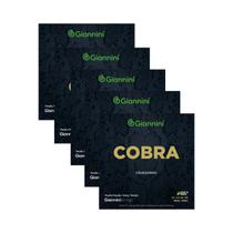 Kit 5 Encordoamento Cavaquinho Giannini Cobra GESCP Níckel Pesada 0.011