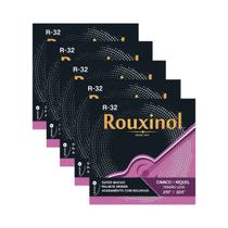 Kit 5 Encordoamento Cavaquinho Tensão Leve 0.24 R32 Rouxinol PRR32L
