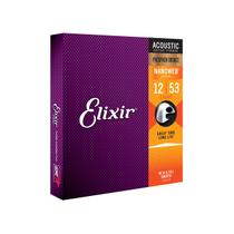 Kit 5 Encordoamento Elixir Violao Aco 012 Nanoweb Phos 16052