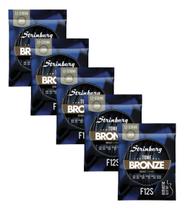 Kit 5 Encordoamento Strinberg Para Violão F12S - 12 Cordas