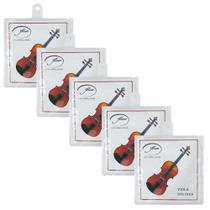 Kit 5 Encordoamentos de Aço para Viola Alan Kit 5 Encordoamentos de Aço para Viola Alan