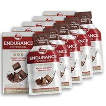 Kit 5 Endurance Caffeine Gel Vitafor Caixa 12 sachês Chocolate Belga