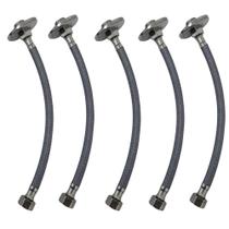 Kit 5 Engate Mangueira Flexível Trançado 30Cm Alta Pressão Kit 5 Engate Mangueira Flexível Trançado 30Cm Alta Pressão