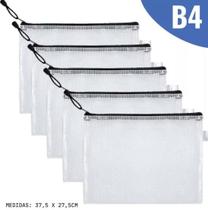 KIT 5 Envelope com Ziper PVC Grande Pequeno Envelope P/ Dinheiro Documentos Livros Pasta A5/A6/B4 KIT 5 Envelope com Ziper PVC Grande Pequeno Envelope P/ Dinheiro Documentos Livros Pasta A5/A6/B4