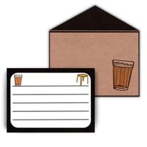 Kit 5 Envelopes Kraft + Papéis Carta 8x11 cm - Bar Kit 5 Envelopes Kraft + Papéis Carta 8x11 cm - Bar