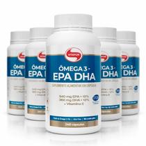 KIT 5 EPA DHA Ômega 3 Vitafor 240 Cápsulas KIT 5 EPA DHA Ômega 3 Vitafor 240 Cápsulas