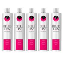 Kit 5 Escova Progressiva Profissional Belle Liss Imabelle 1L