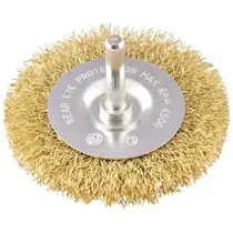 Kit 5 Escovas de Aço Circular Profissional para Furadeira Parafusadeira Jogo Escovas de Limpeza