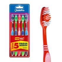 Kit 5 Escovas de Dente Pop Max JadePro