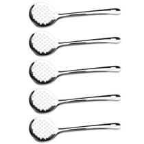 Kit 5 Escumadeiras Grandes Fritura Aço Inox Espumadeira para Pastel Batata Frita Arroz Kit 5 Escumadeiras Grandes Fritura Aço Inox Espumadeira para Pastel Batata Frita Arroz