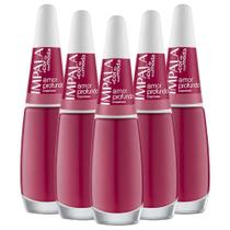 Kit 5 Esmaltes Coleção A Cor da Sua Moda Cor Amor Profundo Impala