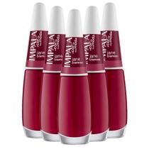 Kit 5 Esmaltes Coleção A Cor da Sua Moda Cor Jane Impala